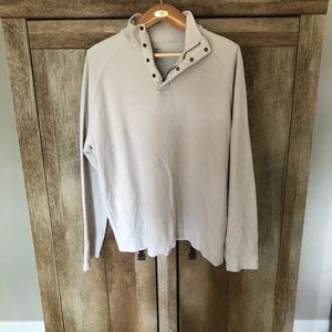 GAP men’s 1/4 zipper/button up.